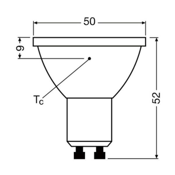 Kohdelamppu Ledvance Par16 2W/940 230Lm Gu10 Dim 36 [4738484] |