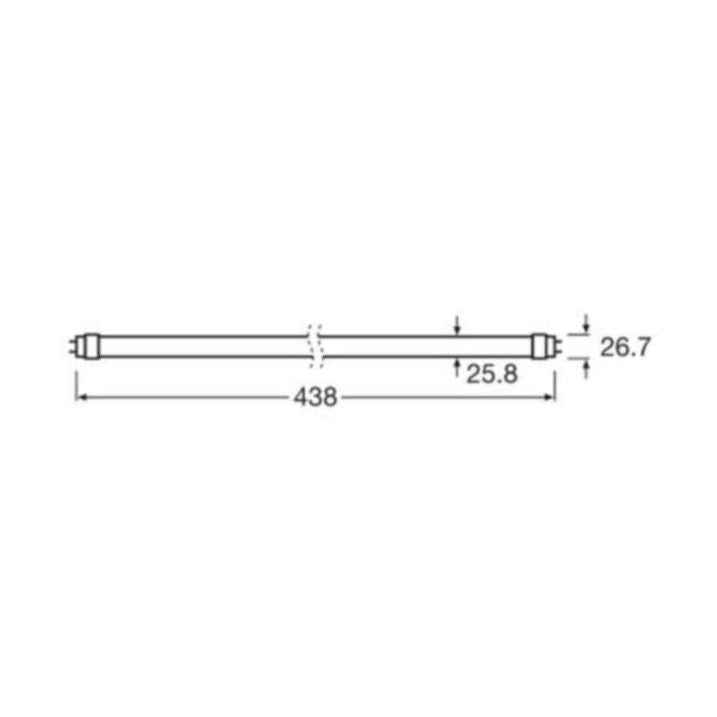 Led - Valoputki T8 Ledvance T8 Em S 438 5,1W/840 900Lm [4935320] |