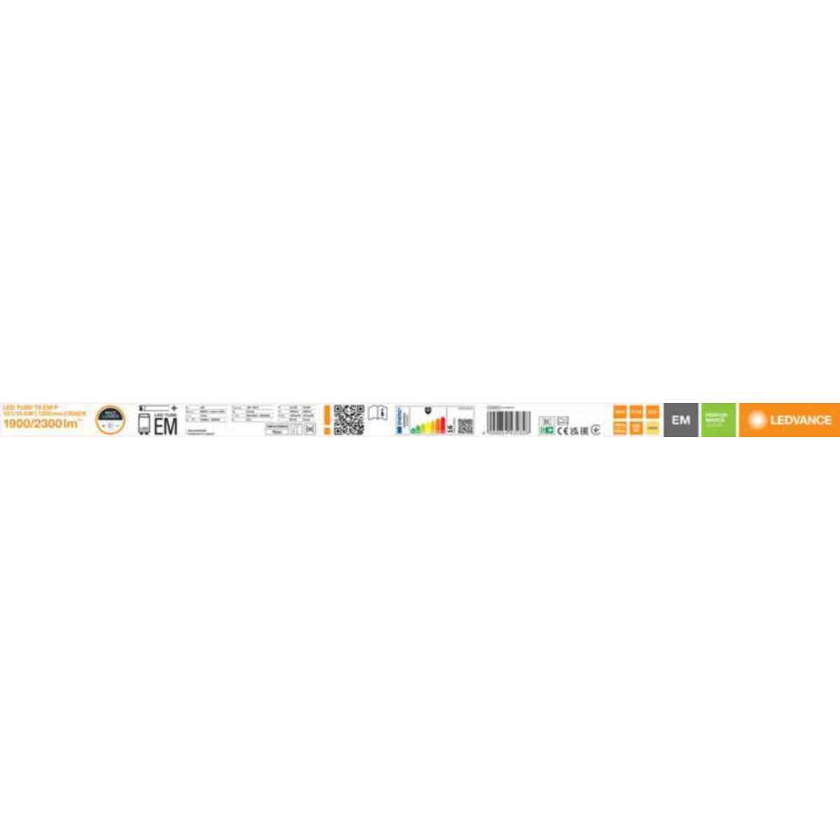 Led - Valoputki T8 Ledvance T8 Em P 1200 16W/830 2300Lm Ml [4935343] |