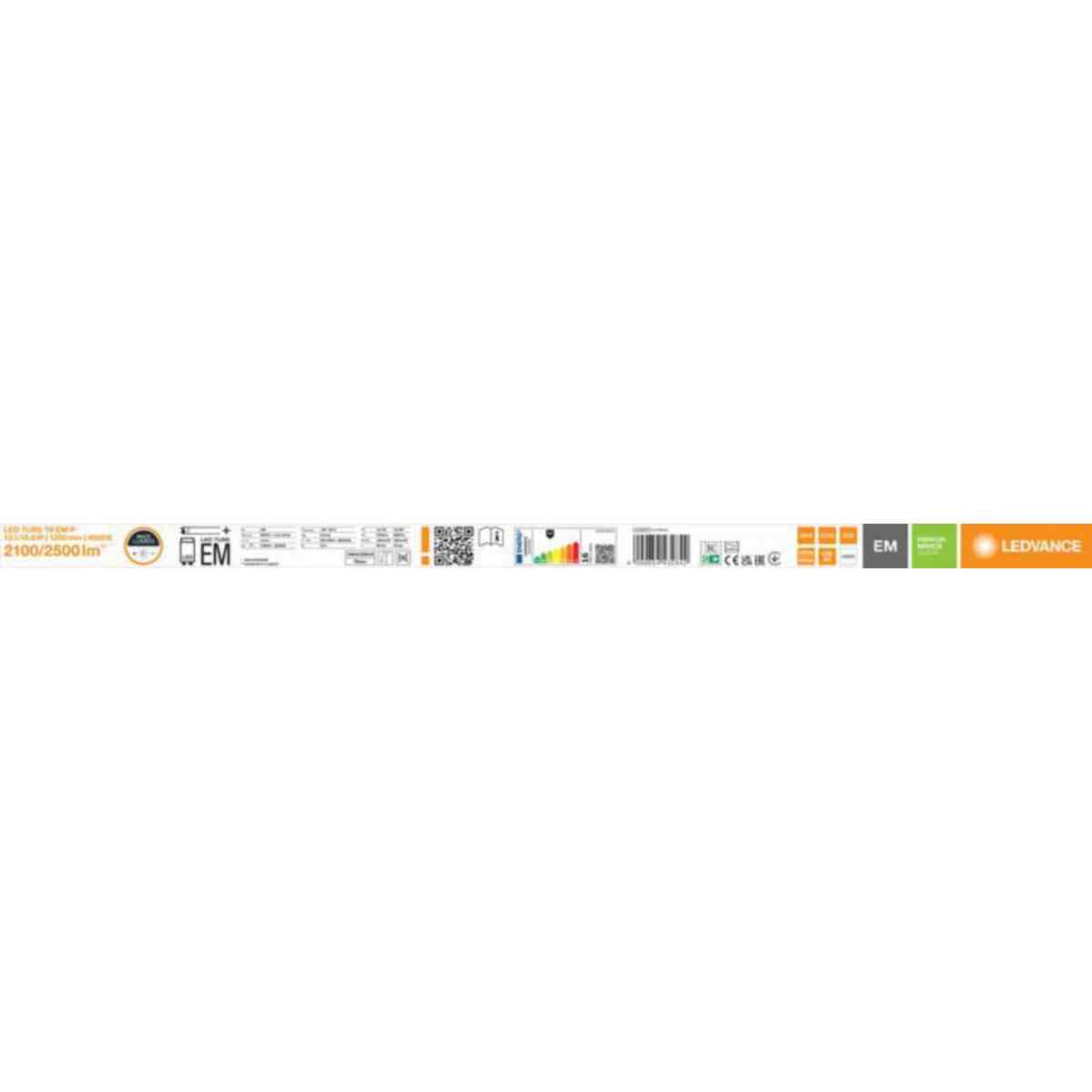 Led - Valoputki T8 Ledvance T8 Em P 1200 16W/840 2500Lm Ml [4935344] |