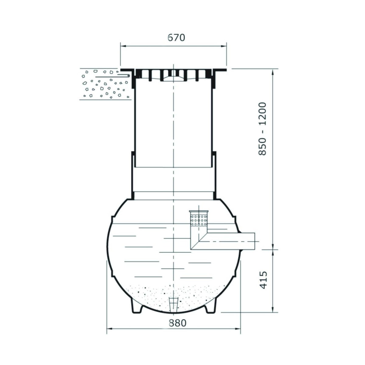 Uponor Hiekanerotin 200Tel/200Dm3 [3634150] |