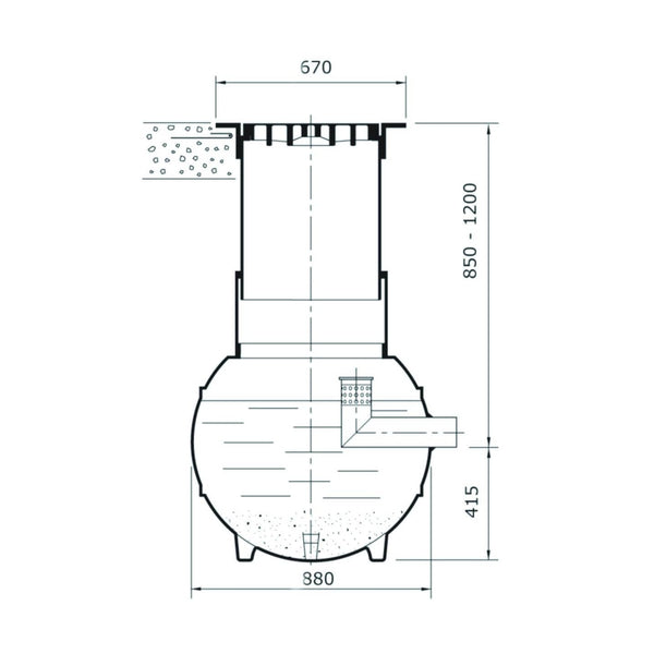 Uponor Hiekanerotin 200Tel/200Dm3 [3634150] |