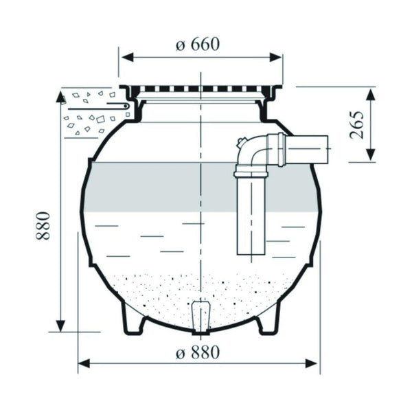 Uponor Öljyn - Ja Hiekanerotin A/04/0.4L/Sek. [3634182] |