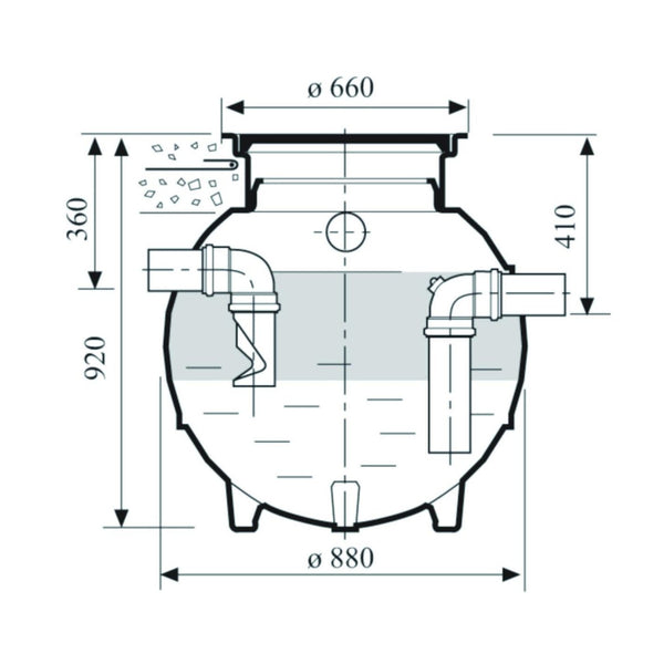 Uponor Öljynerotin B/04/0.4L/Sek. [3634188] |