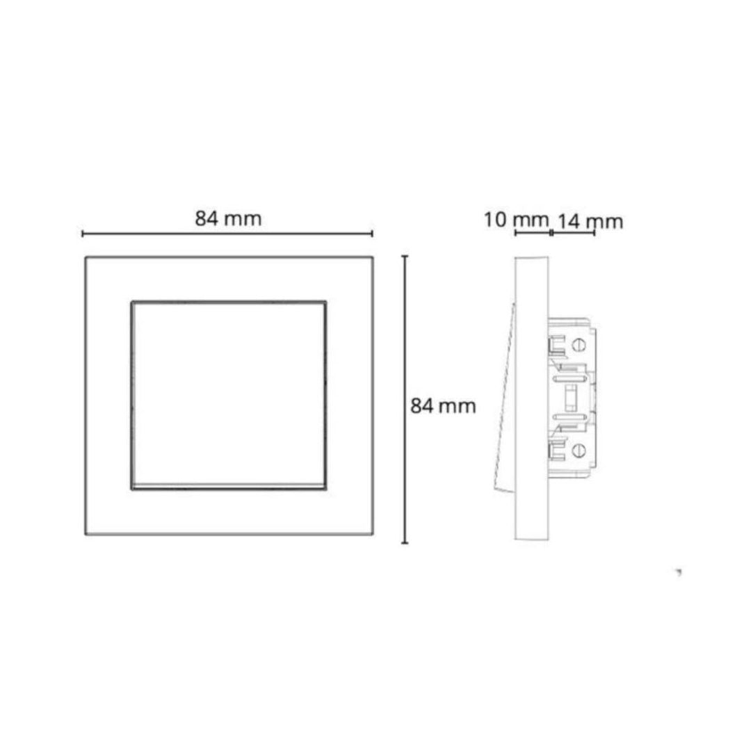 Kytkin Install 6/16A/250V/Ip21 Ukj 2X Mus [2108505] |