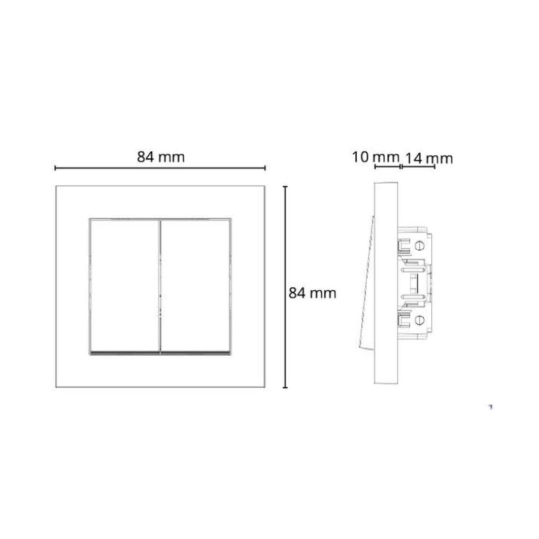 Kytkin Install 6+6/16A/250V/Ip21 Ukj 0X Val [2108525] |