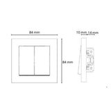 Kytkin Install 6+6/16A/250V/Ip21 Ukj 0X Mus [2108526] |