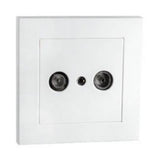 Antenna Box Tv Connector White [7509200] |