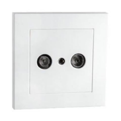 Antenna Box Tv Connector White [7509200] |