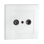 Antenna Box Tv Connector White [7509200] |