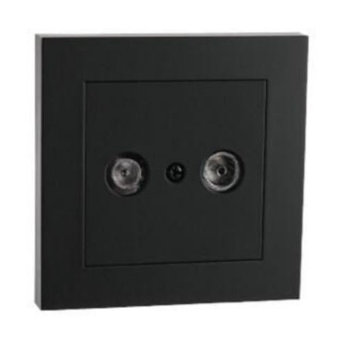 Antenna Box Tv Connector Black [7509201] |