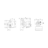 Lämpöjohtopumppu Grundfos MAGNA3 25 - 100 180 1 - V [4615512] |