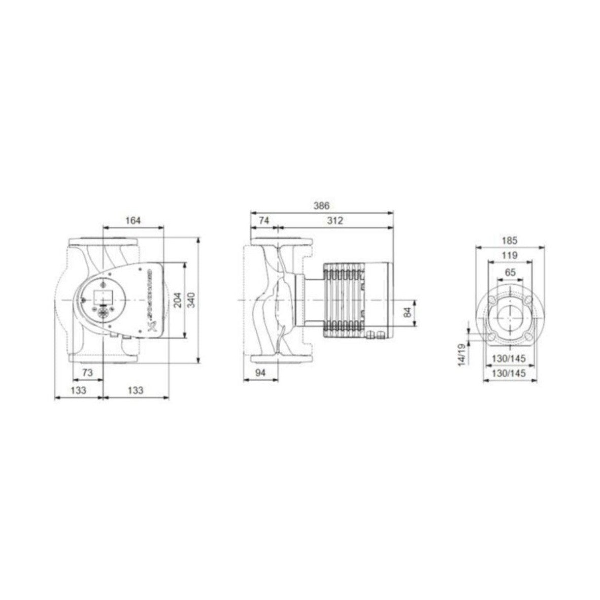 Lämpöjohtopumppu Grundfos Magna3 65 - 120 F 1 - V [4615162] |