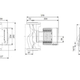 Lämpöjohtopumppu Grundfos Magna3, laipalliset MAGNA3 50-100 f 280 1X230V [4615154]