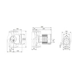 Lämpöjohtopumppu Grundfos Magna3 40 - 180 F 250 1X230V [4615150] |