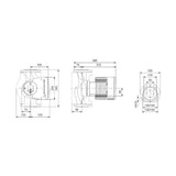 Lämpöjohtopumppu Grundfos Magna3 65 - 100 F 340 1X230V [4615161] |