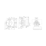 Lämpöjohtopumppu Grundfos MAGNA1 32 - 80 180 1x230V PN10 [4615306] |