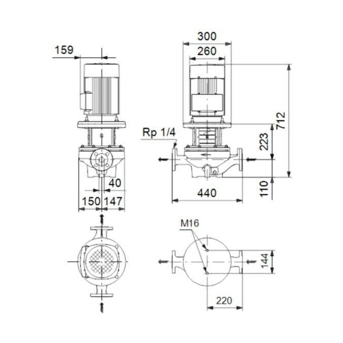 Grundfos Kiertovesipumppu Tp 40 - 530/2 [4616042] |