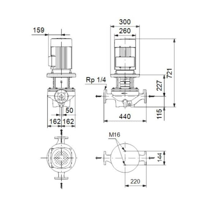 Grundfos Kiertovesipumppu Tp 50 - 420/2 [4616060] |
