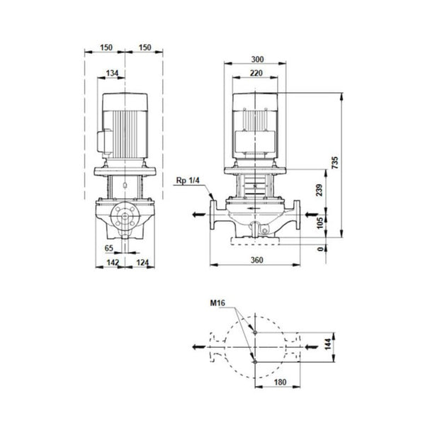 Grundfos Kiertovesipumppu Tp 65 - 340/2 [4616080] |