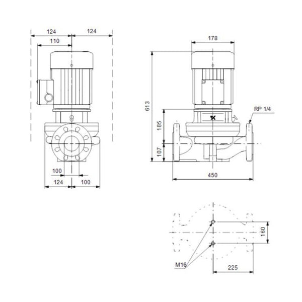 Grundfos Kiertovesipumppu Tp 100 - 120/2 [4616536] |