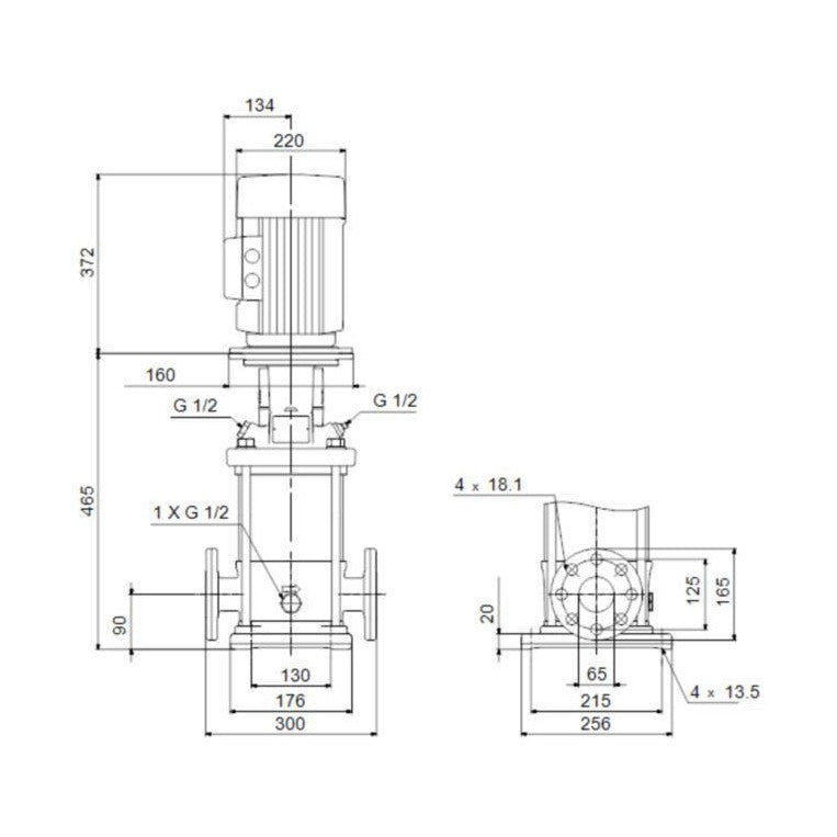 Grundfos Paineenkorotuspumppu Monijaks. Cr 20 - 3 [4925446] |