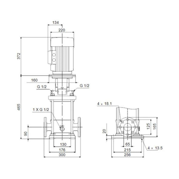Grundfos Paineenkorotuspumppu Monijaks. Cr 20 - 3 [4925446] |