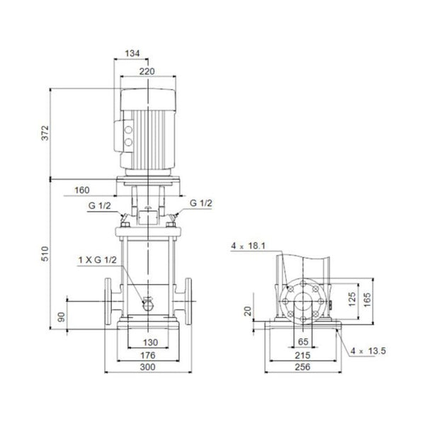 Grundfos Paineenkorotuspumppu Monijaks. Cr 15 - 4 [4925434] |