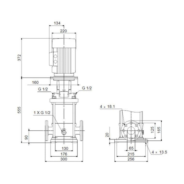 Grundfos Paineenkorotuspumppu Monijaks. Cr 15 - 5 [4925435] |