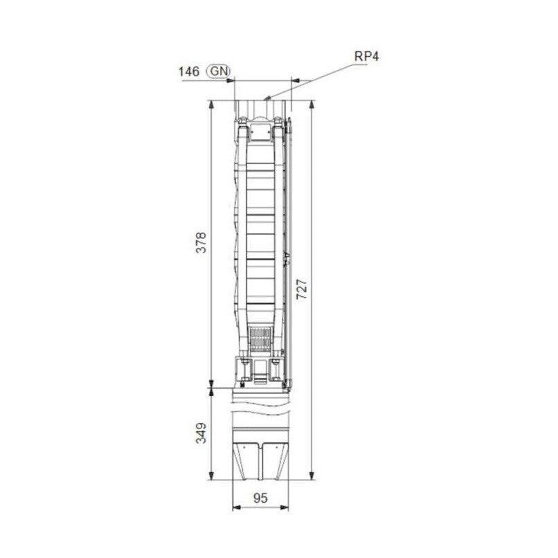 Porakaivopumppu Sp 60 - 1 [4762751] |