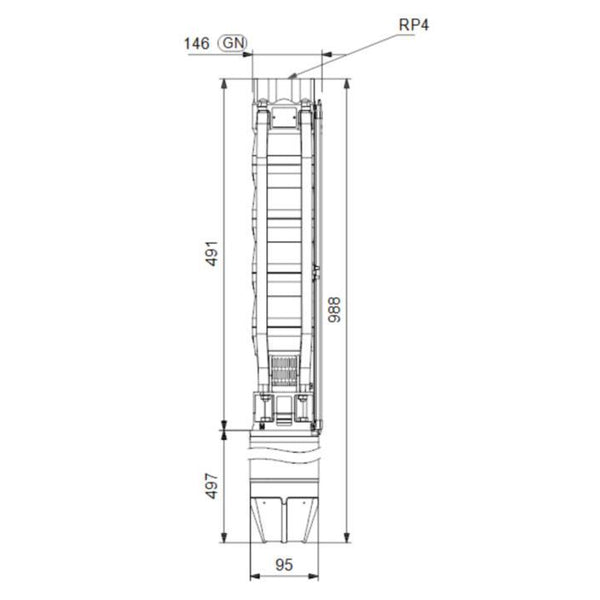 Porakaivopumppu Grundfos Sp60 [4762752]