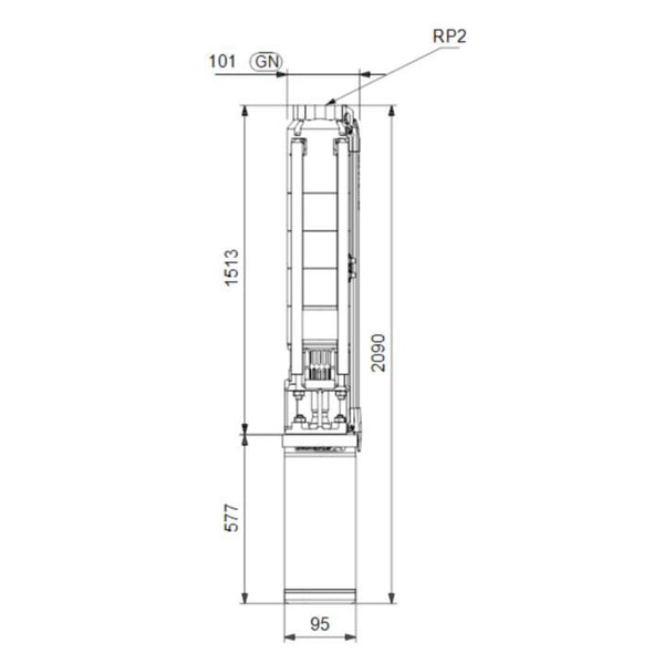 Porakaivopumppu Grundfos Sp14 [4762711]