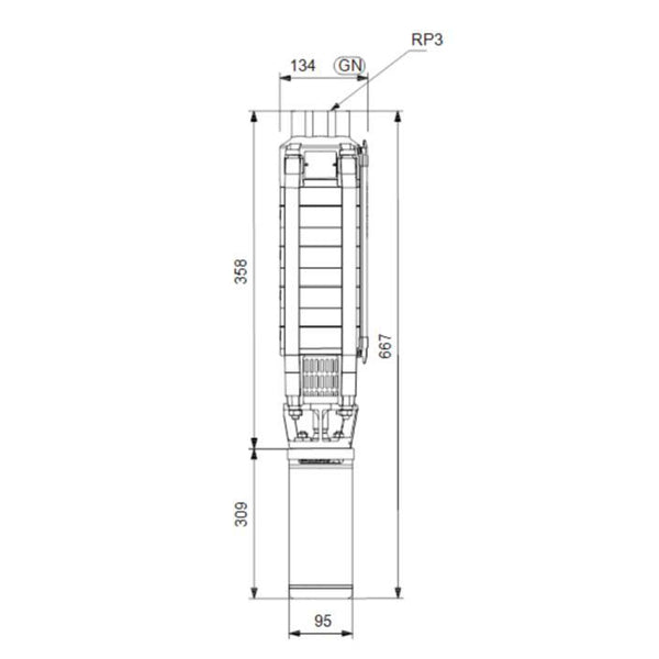 Porakaivopumppu Grundfos Sp30 [4762730]