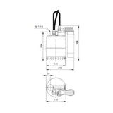 Uppopumppu Grundfos putkivipalla KP 250-AV RST 4822523