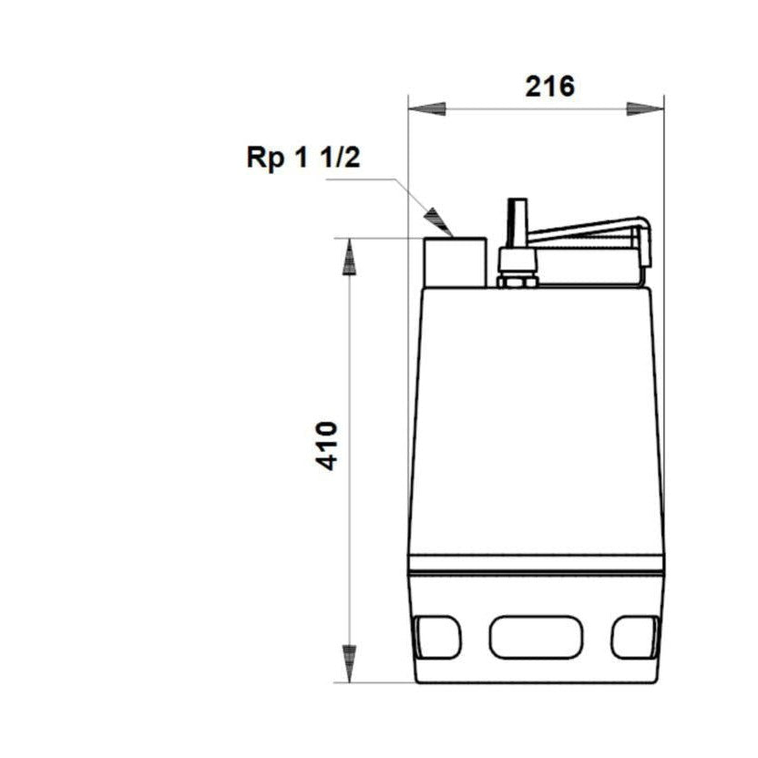 Grundfos Tyhjennyspumppu Unilift Ap35.40.08.A1.V [4822570] |