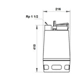 Grundfos Tyhjennyspumppu Unilift Ap35.40.08.A1.V [4822570] |