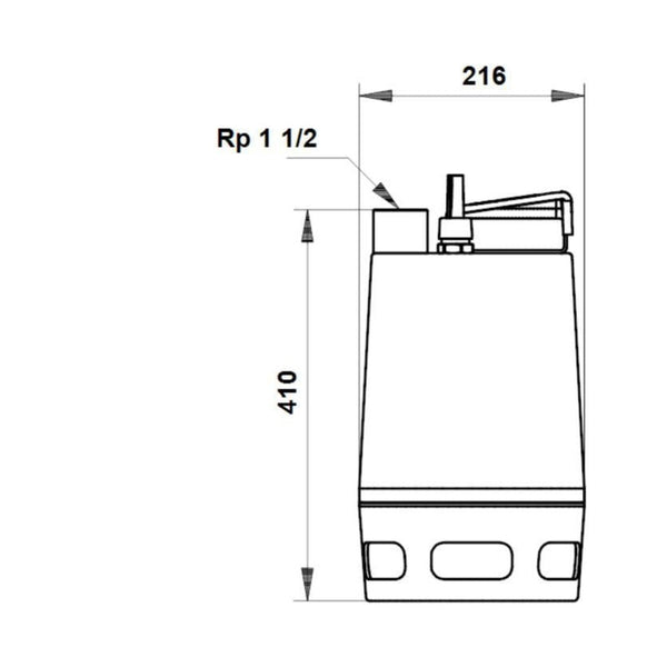 Grundfos Tyhjennyspumppu Unilift Ap35.40.08.A1.V [4822570] |