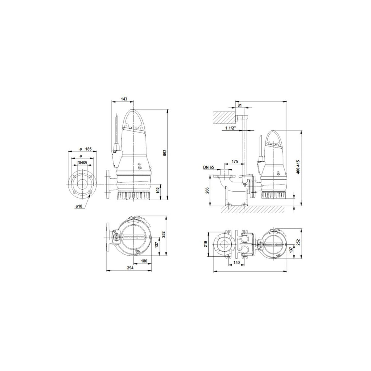 Tyhjennyspumppu Dp10.65.26.2.50B [4822613] |