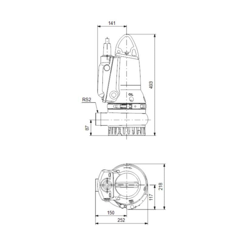 Tyhjennyspumppu Dp10.50.09.E.2.50B [4822614] |