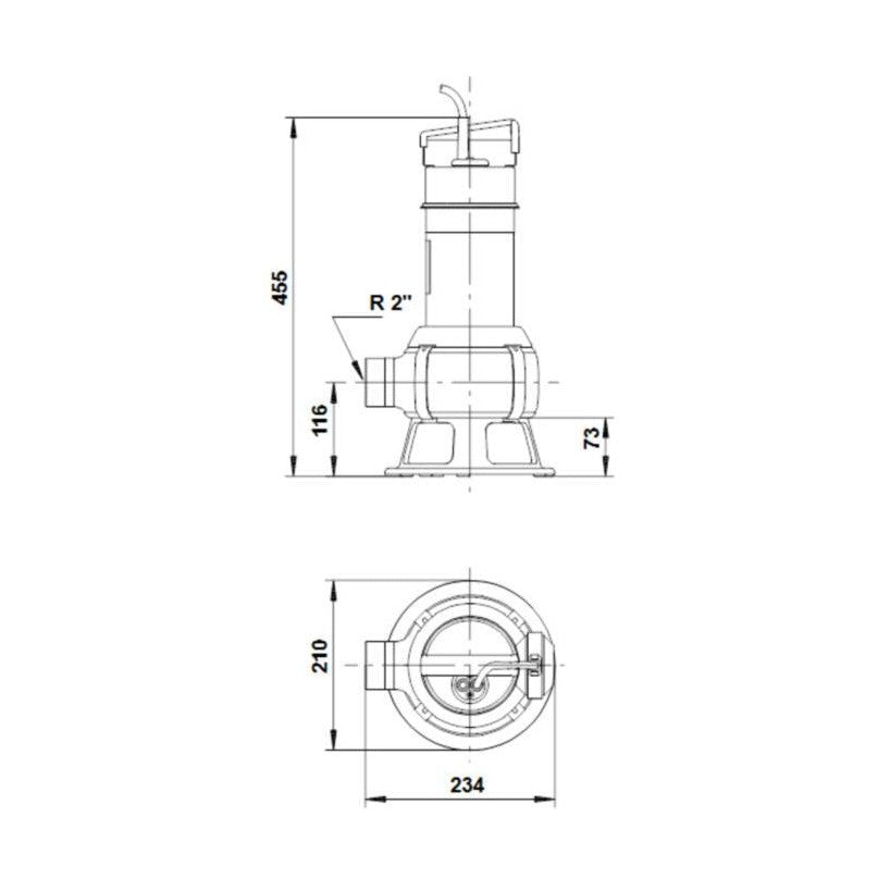 Tyhjennyspumppu Unilift Ap50B.50.11.3.V [4822594] |