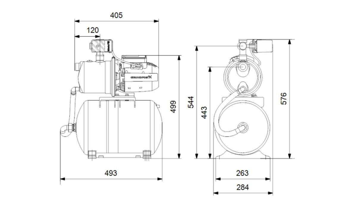 Vesiautomaatti Grundfos Jp Pt [4732539]