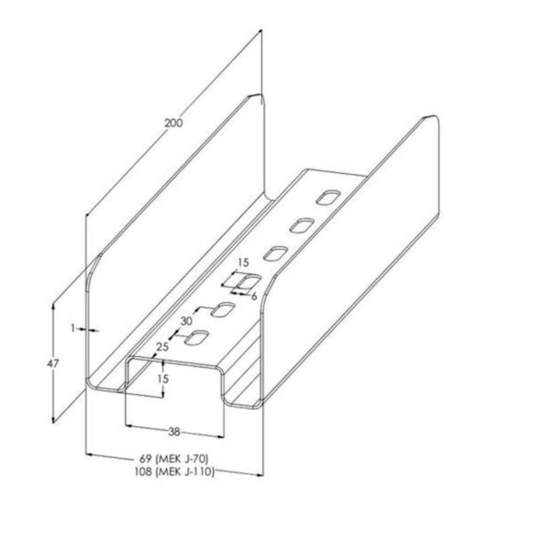 Jatkokappale meka mek J-70 hdg [1429150]