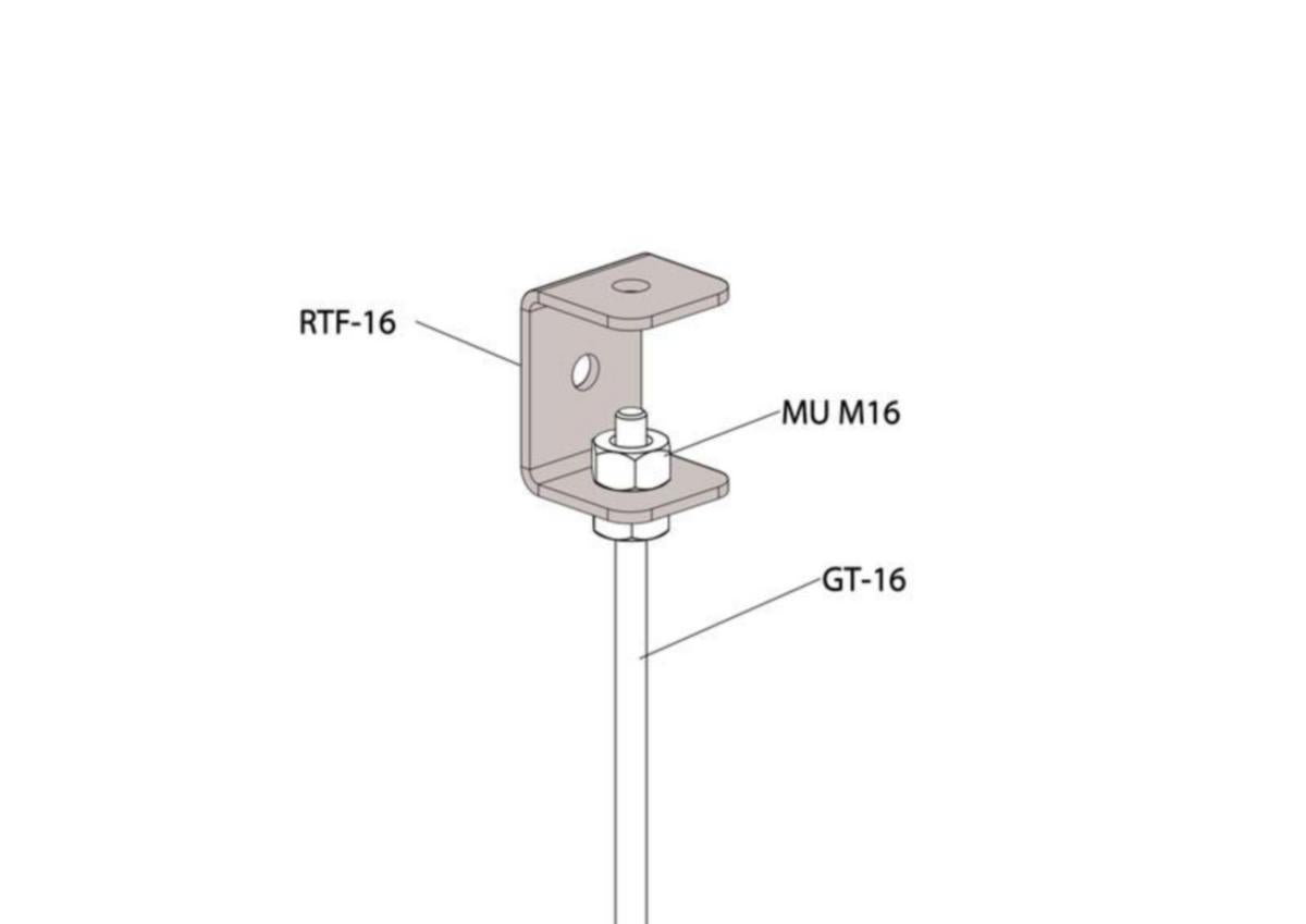 Kattokiinnike meka rtf hst RTF-16 [1430306]