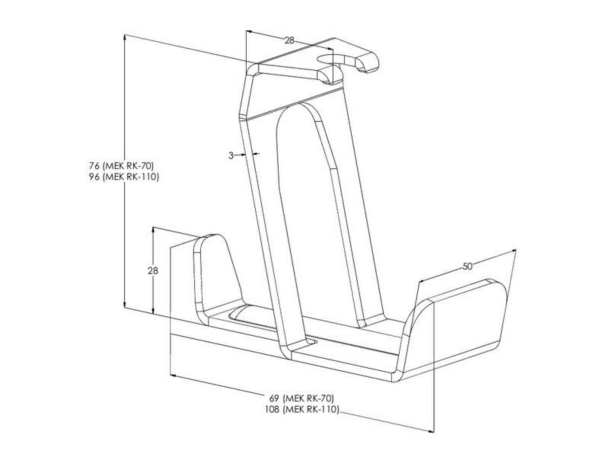 Keskikannake meka mek hst RK-70 [1430582]