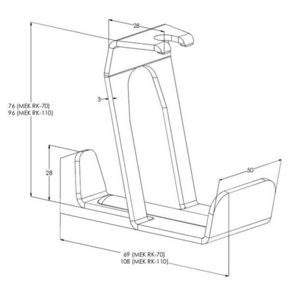 Keskikannake meka mek hst RK-70 [1430582]