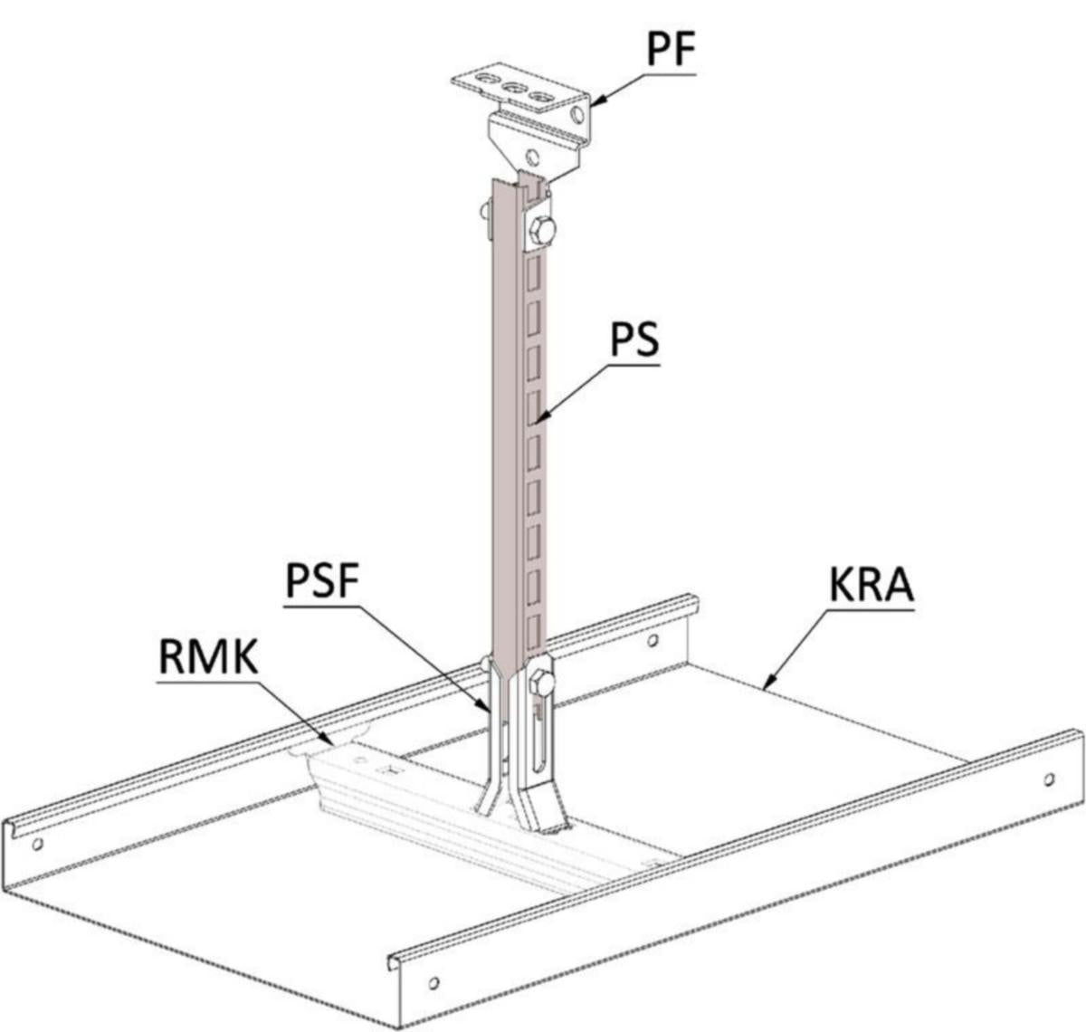 Asennuskisko meka ps L=3000 pg [1431639]