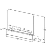 Asennuslevy meka rdp rdp-o pg [1431648]