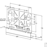 Asennuslevy meka rdp RDP-40 m [1431650]