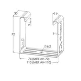 Valaisinkiinnike meka ah- valaisinkiskoon mek AH-70 pg [1431758]