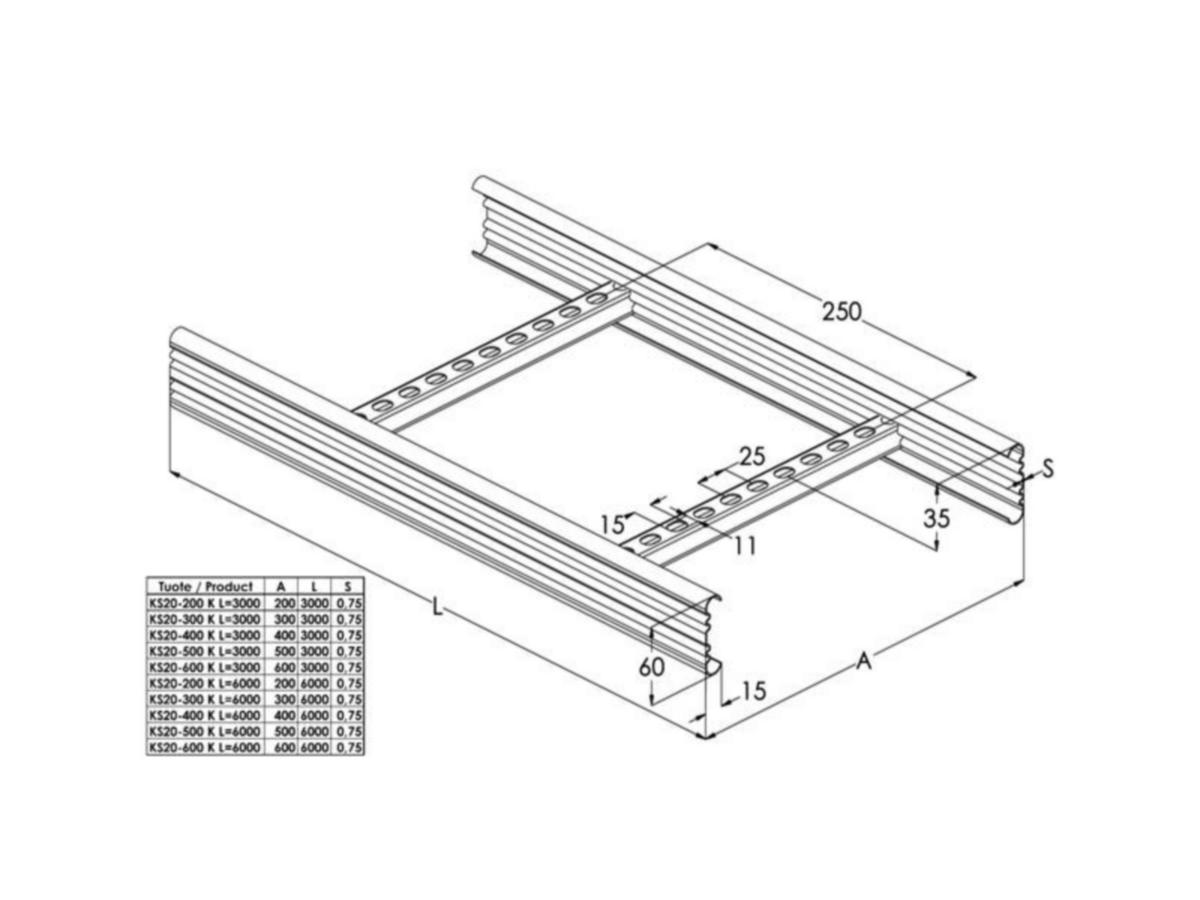 Tikashylly meka KS20 KS20-200 k L=6000 pg [1431907]